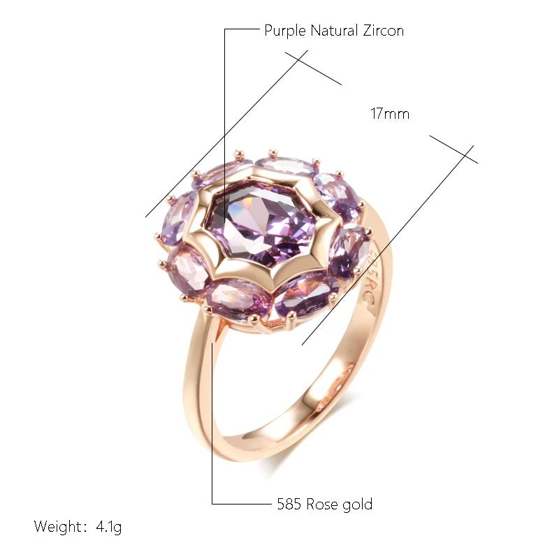 Natural Zircon Rings