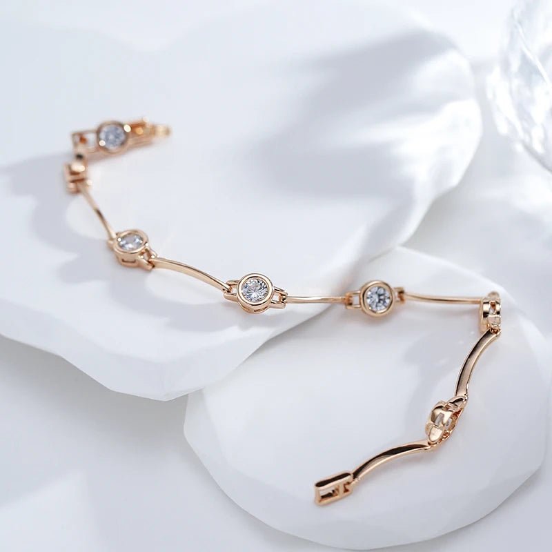 Rose Gold Color Bracelet for Women Luxury