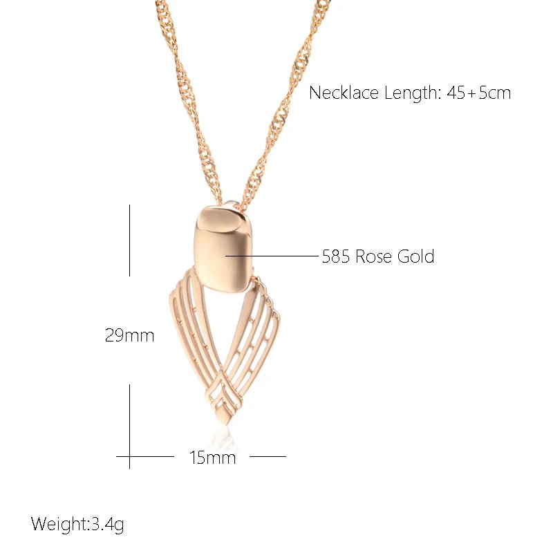 Fashion Glossy Pendant Necklace