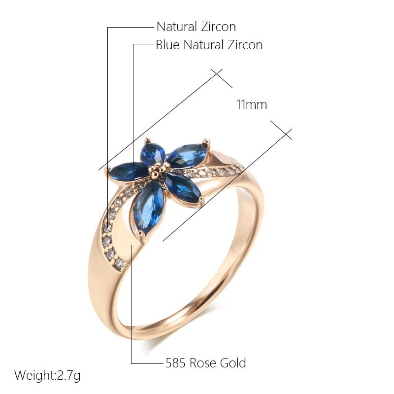 Natural Zircon Ring