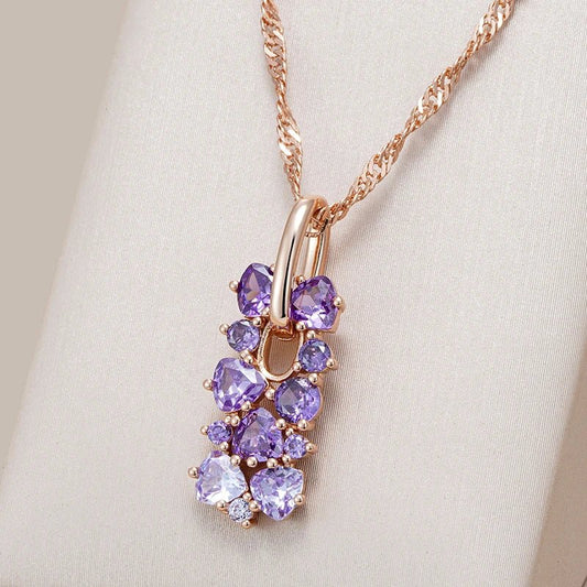 Gold Crystal Necklace